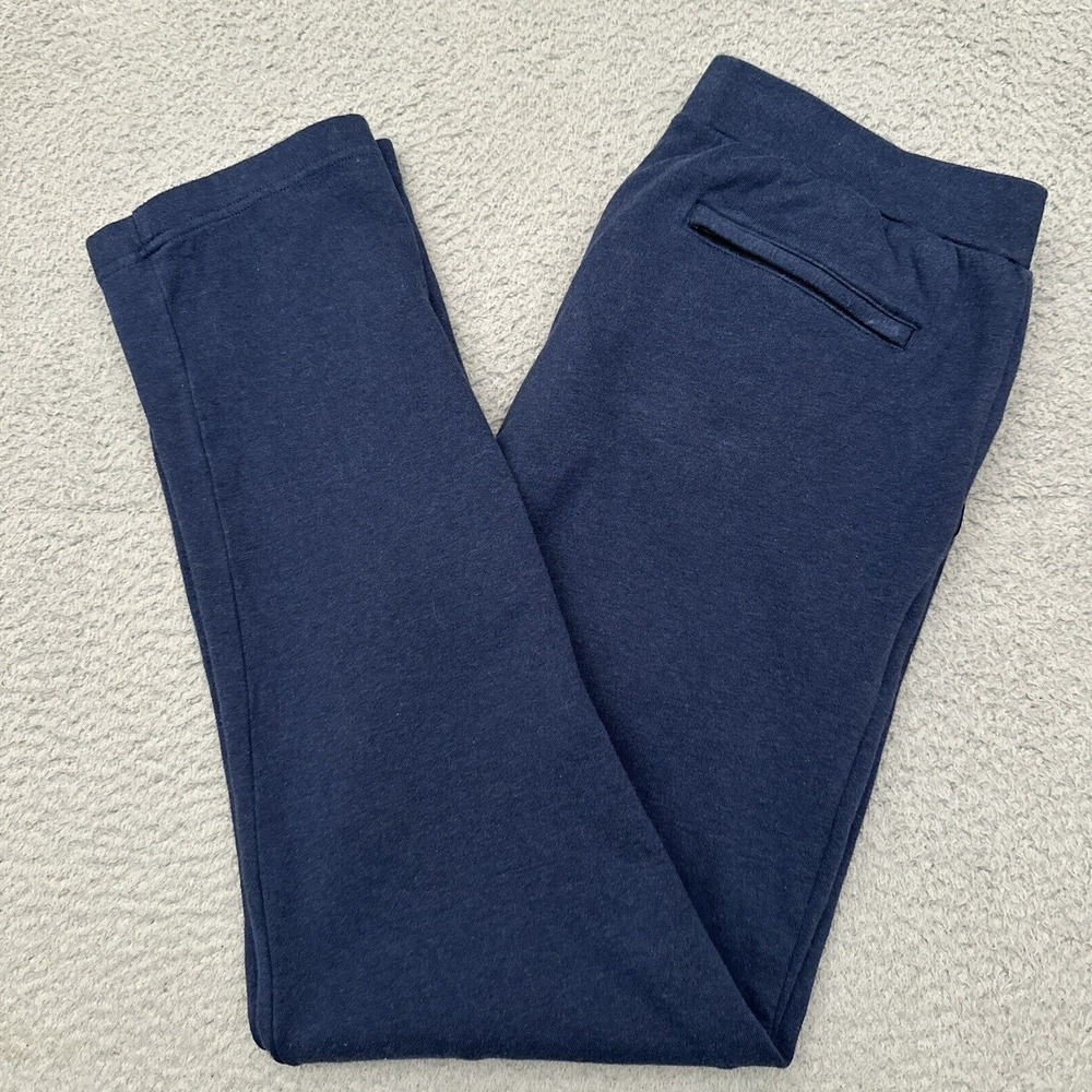 Bugatchi Comfort Solid Heather Drawstring Sweatpants Men's Large Blue Stretch‎